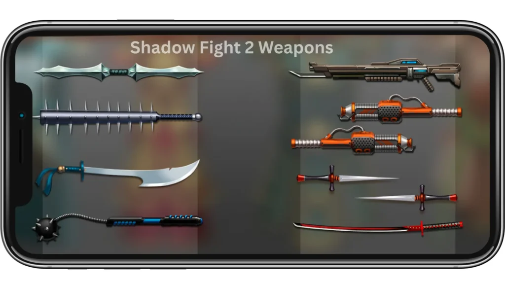 Shadow Fight 2 MOD APK v2.41.6 Unlimited Everything & Max Level 3 Shadow Fight 2 MOD APK Weapons