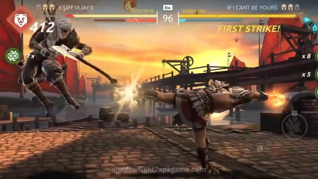 Download Shadow Fight 4 MOD APK v1.9.72 Unlimited Everything 8 Shadow Fight 4 APK Screenshot 1