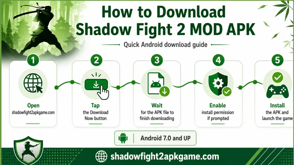 Download Shadow Fight 2 MOD APK v2.46.0 Unlimited Money, Max Level 2026 25 Method To Download Shadow Fight 2 MOD APK for Android